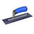 Bon Tool Blue Steel Finsihing Trowel - Square End - 10" x 3" with Comfort Wave Handle 67-172